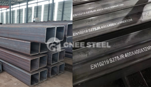 S275JR S355JR SS400 S500 square tube supplier